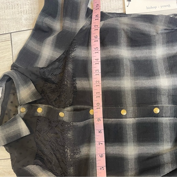 COPY - BISHOP YOUNG Plaid Shirt Dress Size Xs - Picture 14 of 16